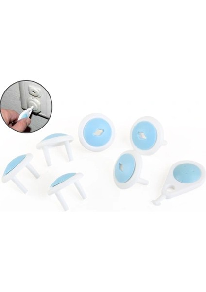 Amerikan Prize Uygun Anahtarlı Çocuk Koruma Priz Kilidi 6 Adet