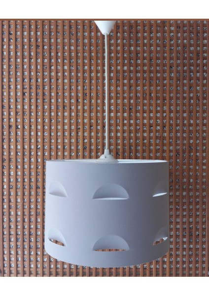 Gri Motifli 2.li Set M-767 Kumaş Kaplama Yatak Odası Genç ve Çocuk Odası Avize ve Abajur Takımı fiyatları