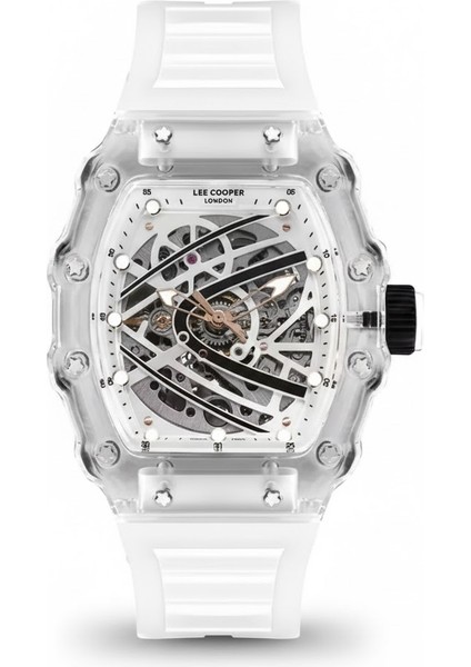 Erkek Kol Saati Beyaz Renk, Beyaz Kadran - Otomatik, 2 Yıl Garantili