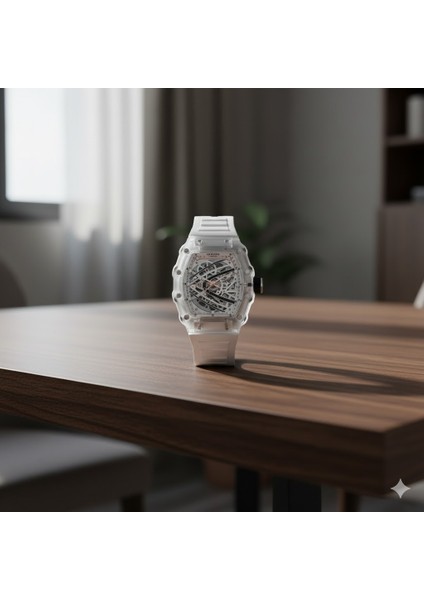 Erkek Kol Saati Beyaz Renk, Beyaz Kadran - Otomatik, 2 Yıl Garantili fiyatları