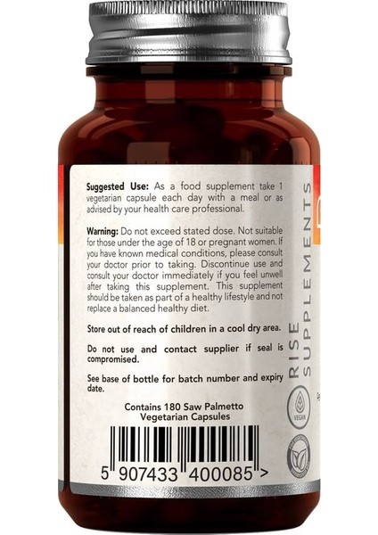 Saw Palmetto 3000 Mg + Çinko – 180 Kapsül (25:1 Güçlü Ekstrakt) fiyatları