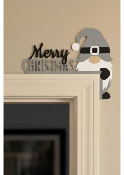 Yılbaşı Kapı Üstü Süsü – Merry Christmas Gnom Tasarım Dekor fiyatları