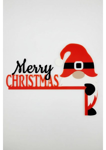 Yılbaşı Kapı Üstü Süsü – Merry Christmas Gnom Tasarım Dekor modelleri