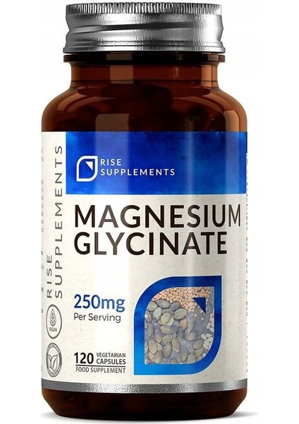 Magnesium Glycinate 250 Mg – 120 Kapsül (Şelatlı Magnezyum)