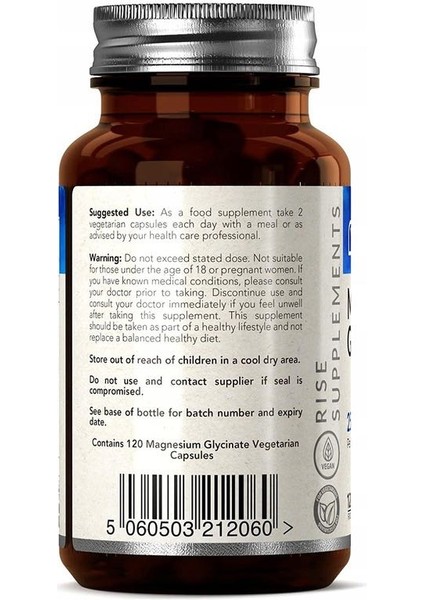 Magnesium Glycinate 250 Mg – 120 Kapsül (Şelatlı Magnezyum) fiyatları
