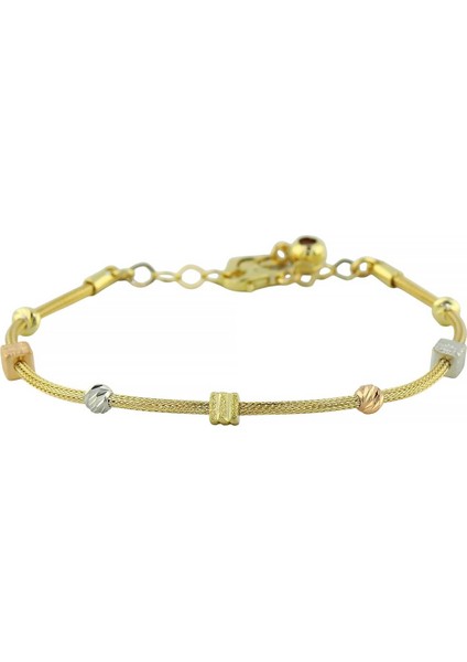 14 Ayar Altın Dorika Bileklik - F004574