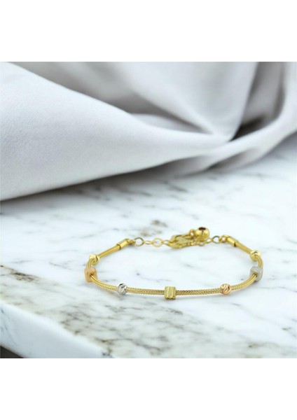 14 Ayar Altın Dorika Bileklik - F004574 fiyatları