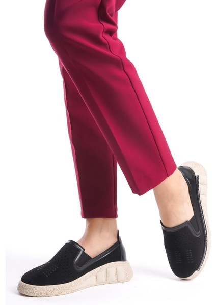 Yanları Kapalı Kalın Şeritli Ahşap Görünümlü Yüksek Dolgu Taban Yazlık Kadın Sandalet Ayakkabı fırsatları