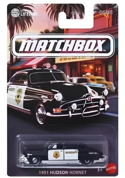 Matchbox Classic Muscle Cars 1951 Hudson Hornet JCG65