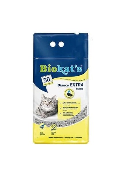 Biokats Kedi Kumu Bianco Extra 10 Lt