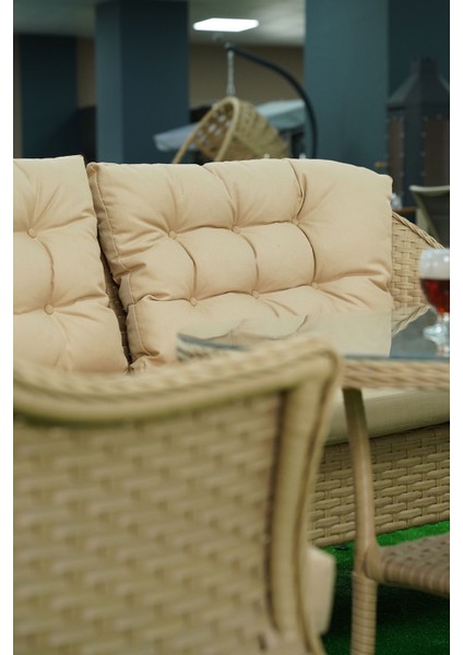 Mihenk Rattan 5 Kişilik Oturma Grubu 3+1+1 + Orta Sehpa fiyatları