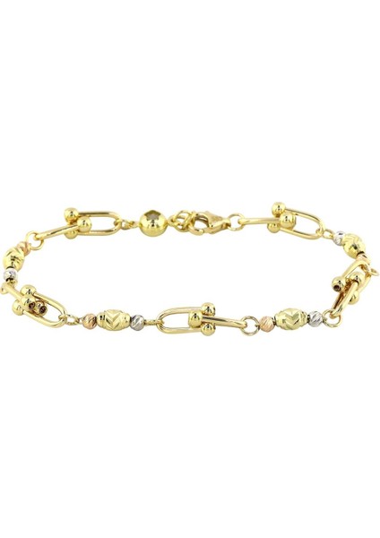 14 Ayar Altın Dorika Bileklik - 0201127