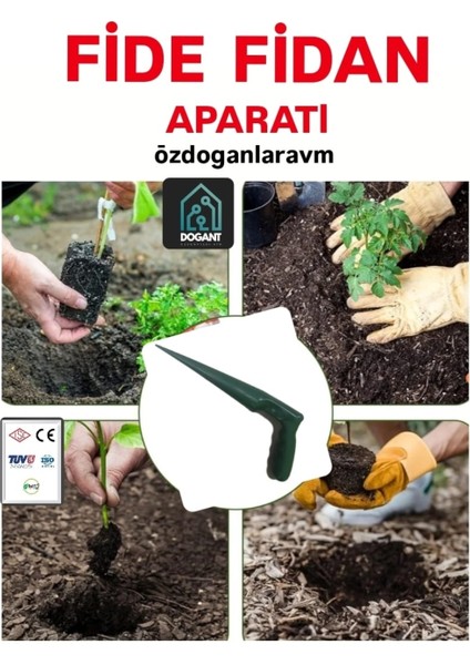 Fide Çiçek Sebze Meyve Dikme Aparatı 1 Adet