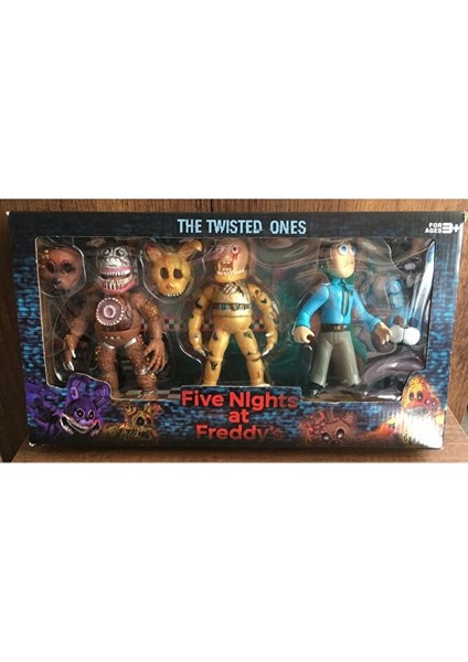 Five Nights At Freddys Aksiyon Figür Oyuncak 3 Lü Set
