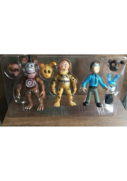 Five Nights At Freddys Aksiyon Figür Oyuncak 3 Lü Set fiyatları