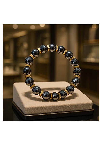 Premium Hematit Taşı Bileklik