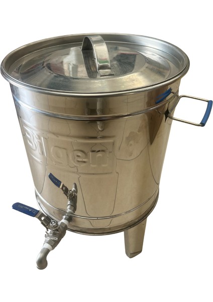 25L Zeytinyağı Tankı – 304 Paslanmaz Krom