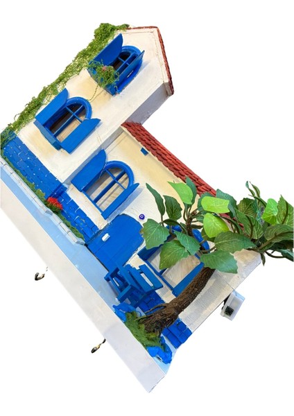 Işıklı Ev Anahtarlık