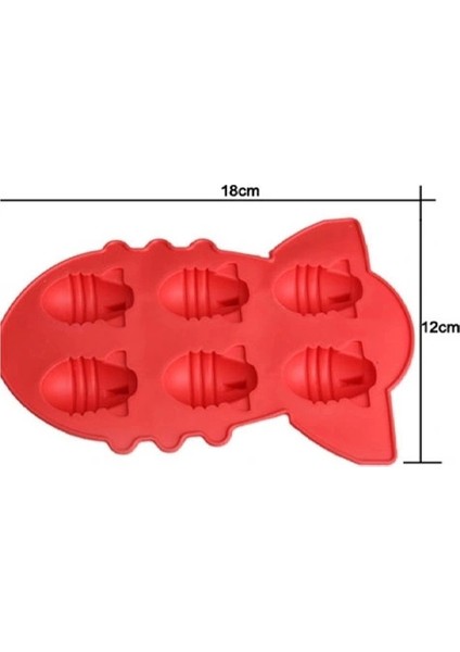 Bomba Şeklinde Silikon Buzluk fırsatları