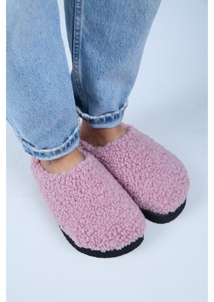 (Orlina) Kadın Tedy Sabo Platform Pembe Terlik fiyatları