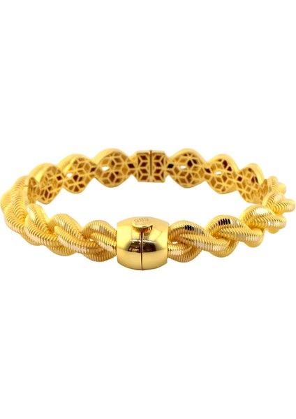 14 Ayar Altın Tasarım Bilezik - 0180774 modelleri