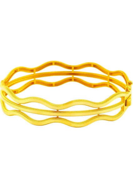 22 Ayar Altın Tasarım Bilezik - 0194604 modelleri