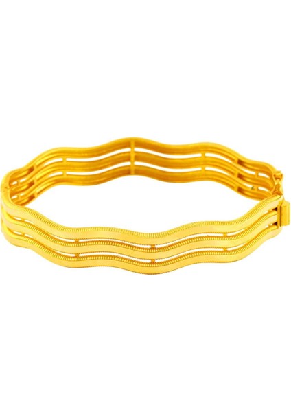 22 Ayar Altın Tasarım Bilezik - 0194595 modelleri