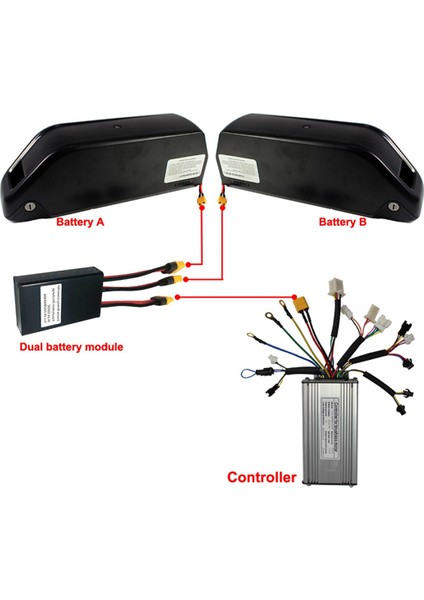 30A Çift Hücreli Pil Modülü, Çift-Batter Paralel Modülü Akımı Artırmak Için Aynı Anda Deşarjlar (Yurt Dışından) modelleri