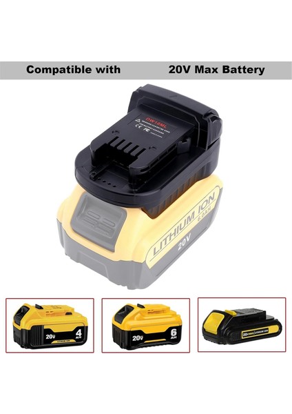Milwaukee M18 18V Pil, DW18ML Adaptör Için Dewalt 20V Maks. (Yurt Dışından) fırsatları