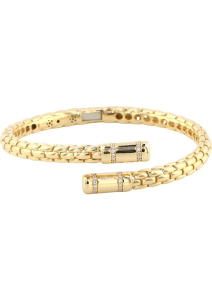 14 Ayar Altın Tasarım Bilezik - 0188532 modelleri