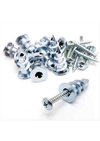 Çinko Kendi Kendini Driling Alçıpan/içi Boş Duvar Ankraj Kiti Vidalı (30 Adet) (Yurt Dışından)