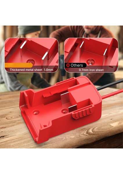 Milwaukee M18 Pil Adaptör Dönüştürücü 18V Pil Adaptörü Dıy Kiti 12 Sigorta ve Konnektörlü Awg Tel (Yurt Dışından) indirimleri