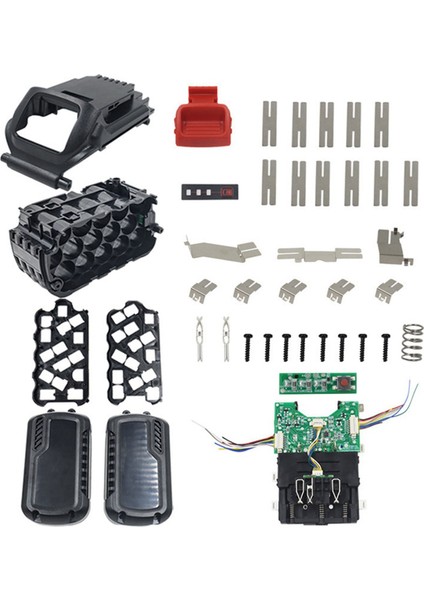 DCB609 Devre Kart+Dewalt 20V 60V Flexvolt Için Kılıf Kiti DCB612 15X18650 Lı-Ion Pil Şarj Koruma Kurulu Kiti (Yurt Dışından)