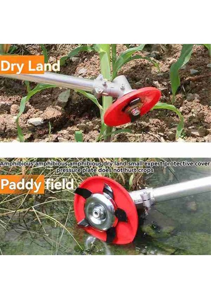 Evrensel Fırça Kesici Blade Düzeltme Başlığı Metal Bıçaklar Düzenleyicisi Bahçe Çim Çeltik Tarlası Kuru Kara Çim Biçme Makinesi Makinesi (Yurt Dışından) fırsatları