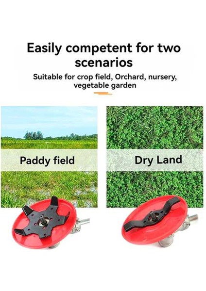 Evrensel Fırça Kesici Blade Düzeltme Başlığı Metal Bıçaklar Düzenleyicisi Bahçe Çim Çeltik Tarlası Kuru Kara Çim Biçme Makinesi Makinesi (Yurt Dışından) indirimleri