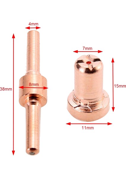 Lg-40 Pt-31 Kesici Sarf Malzemeleri Için 40PC Hava Plazma Kesme Ipuçları Cut-40 CUT-50D Elektrot Kalkan Kupaları (Yurt Dışından) modelleri