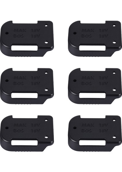 Makita 18V Pil Için 6 Paket Pil Montajı, Ayrıca Bosch 18V Pil Montajları/kemer Klipsi, Duvar Pil Tutucusu Için (Yurt Dışından) fiyatları