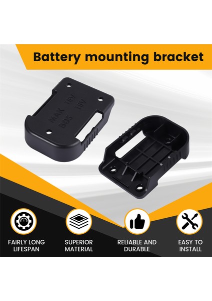 Makita 18V Pil Için 6 Paket Pil Montajı, Ayrıca Bosch 18V Pil Montajları/kemer Klipsi, Duvar Pil Tutucusu Için (Yurt Dışından) indirimleri