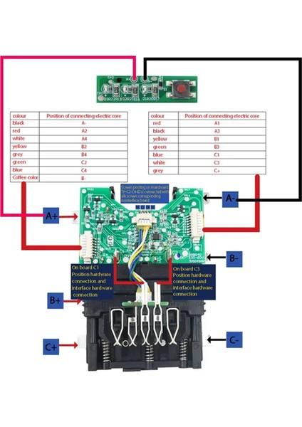 DCB609 15X18650 Pil Plastik Kılıf Pcb Şarj Koruma Devre Koruma Devre Koruma Flexvolt 20V 60V DCB606 DCB612 (Yurt Dışından) modelleri