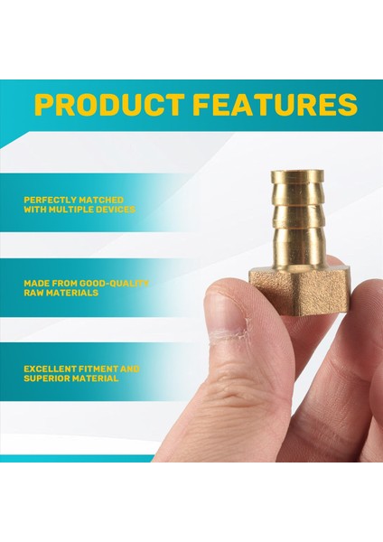 12MM Hortum Barb 1/2bsp Dişi Diş Hızlı Konnektör Adaptörü Altın (Yurt Dışından) indirimleri