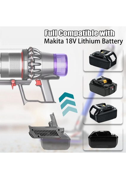 Makita 18V Lityum Pil Için MT18V11 Adaptörü Dyson V11 Vakum Süpürge, Makita 18V Pil Için V11 Değiştirme (Yurt Dışından) indirimleri
