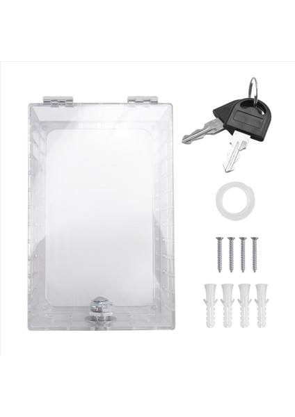 Kilitli Anahtar Evrensel Termostat Kapağı ile Termostat Kilit Kutusu, Duvar Için Temiz Termostat Koruması (Yurt Dışından)