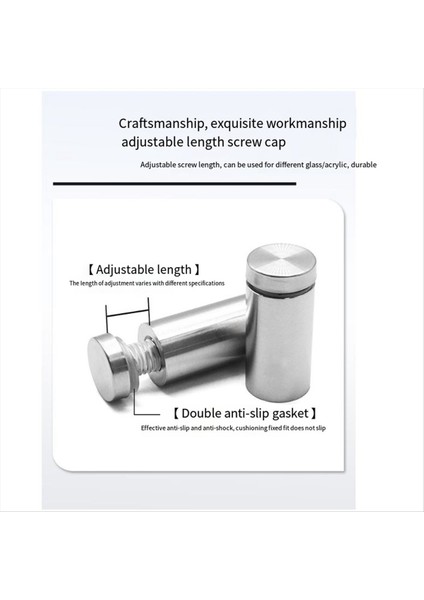 Reklam Tırnakları Sabit Dekoratif Tırnaklar Fotoğraf Çerçevesi Vida Desteği Reklam Tırnakları 12X22 (Fırçalanmış) (Yurt Dışından) modelleri