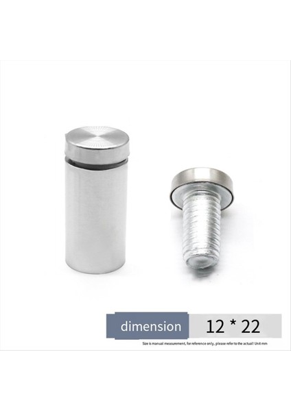 Reklam Tırnakları Sabit Dekoratif Tırnaklar Fotoğraf Çerçevesi Vida Desteği Reklam Tırnakları 12X22 (Fırçalanmış) (Yurt Dışından) indirimleri