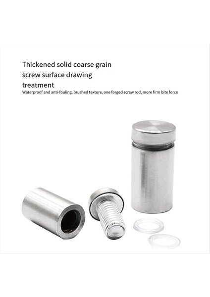 Reklam Çivileri Sabit Dekoratif Tırnaklar Fotoğraf Çerçevesi Vidası Desteği Reklam Tırnakları 12X30 (Fırçalanmış) (Yurt Dışından) fırsatları