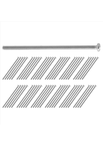 60 x Gümüş Ton M2 * 40MM 304 Paslanmaz Çelik Yuvarlak Kafa Vidaları Cıvata (Yurt Dışından) fiyatları