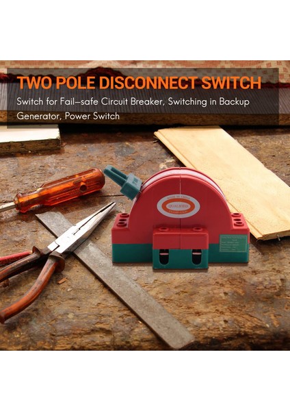 100A Iki Kutuplu Devre Kesici Yede Jeneratörü Için Çift Atış Anahtarı Bağlantısı (Yurt Dışından) fırsatları