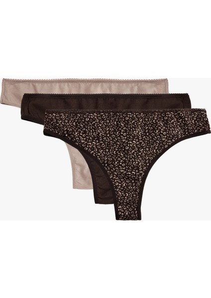 Rahat Kalıp Pamuklu 3'lü Brazilian Külot Seti fiyatları