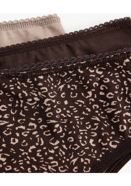 Rahat Kalıp Pamuklu 3'lü Brazilian Külot Seti