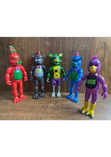 Oyuncak 5li Freddy Figür Five Nights At Freddy Karakterleri Oyuncak Freddy